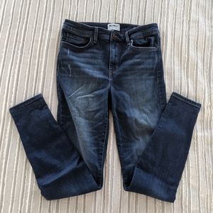 William Rast sculpted high rise skinny jeans